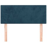 Uzglavlje tamnoplavo 80 x 5 x 78/88 cm baršunasto | shoptok.hr