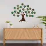 Atelier Del Sofa Zidna dekoracija Maple-Green, 90x115 cm, Zeleno-braon Cene