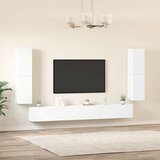  7-dijelni set TV ormarića bijeli od konstruiranog drva | shoptok.hr