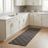  Kuhinjski Tepih Antracit karirani 180 x 60 cm 100% poliamid - Antracit karirani 60 x 180 cm | shoptok.hr