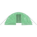  Staklenik s čeličnim okvirom zeleni 10 m² 5 x 2 x 2,3 m | shoptok.hr