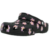 Cokli Chanclas Niña Modèle Classic Flower Clog Črna