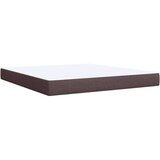 vidaXL Krevet s oprugama i madracem tamnosmeđi 180x200 cm tkanina | shoptok.hr