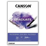  Slikarski blok Canson Graduate A3, 200 g/m&amp;sup2;, 20 listova Slike