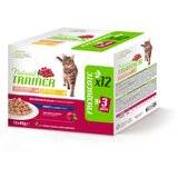 Natural trainer Cat Multipack Adult, vrečka - piščanec, losos - 12 x 85 g | Shoptok.si