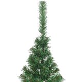 vidaXL Umjetno predsvijetljeno božićno drvce Zelena 240 cm PVC | shoptok.hr