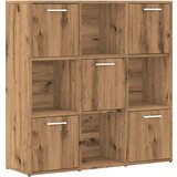 Maison Chic Knjižna omara - Knjižna polica - Knjižni regal artisan hrast 90x28x90 cm inženirski les, (21723417) | Shoptok.si