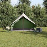  Obiteljski šator s krovom Zelena i bijela 256 x 256 x 185 cm | Eponuda.ba