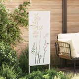  Privatnost u vrtu Bijelo 50 x 140 cm Hladno valjana čelična | shoptok.hr