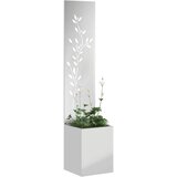  Privatnost u vrtu Srebrno 32 x 32 x 150 cm Pocinčani čelik | shoptok.hr