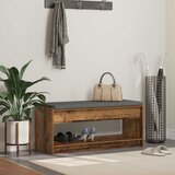  Klupa za hodnik s jastukom Staro drvo 103 x 38 x 45 cm | shoptok.hr