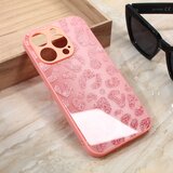  Torbica shiny glass za iphone 14 pro 6.1 roza Cene