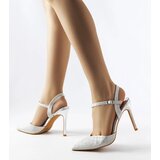 Gemre Silver Shiny Gallia Heels | ePonuda.com