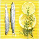  Serviete za decoupage tehniko Fish - 1 kos (Serviete za decoupage) Cene