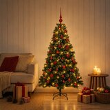  Umjetno božićno drvce s kuglicama 300 LED lampica | shoptok.hr