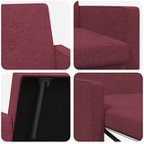  Krevet-sofa na razvlačenje Vinska crvena Tkanina | shoptok.hr