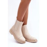 Boto Women's Leather Ankle Boots Beige Nialee | ePonuda.com