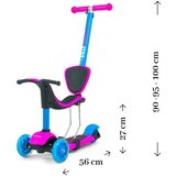 Milly Mally romobil 3u1 Little Star rozno - plavi Slike