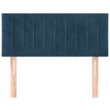  Posteljno vzglavje temno modro 100x5x78/88 cm žamet, (20794181) | Shoptok.si
