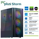 PCPLUS storm i5-14400f 16gb 1tb nvme ssd geforce rtx 4060 8gb rgb gaming namizni računalnik Cene