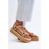 Boto Women's Platform Sandals in Beige Edireda | ePonuda.com