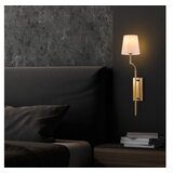Opviq vall lamp zidna zlatno - bela lampa lumora 15333 | ePonuda.com