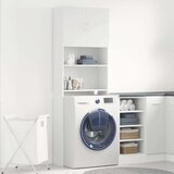 vidaXL Ormar za perilicu bijeli 64x24x190 cm izrađeno drvo | shoptok.hr