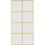  Klizna vrata zlatna 102,5x205 cm matirano staklo ESG i aluminij | shoptok.hr