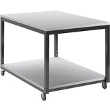 eurokraft basic transportni voziček z 2 policama, z nastavitvijo višine, za sistem delovnih miz wt, dxš 1000 x 700 mm Cene