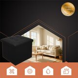 Ruhhy 25779 zložni tabure s prostorom za shranjevanje 39 L, do 100 kg – črn | Shoptok.si