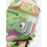Sinsay Bojanka s markerima i naljepnicama s motivom dinosaura 7 pack | shoptok.hr