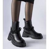 Gemre Black ankle boots with chunky sole Beltran | Shoptok.si