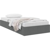  Otomanski krevet s pohranom Tamno siva 90 x 200 cm tkanina | shoptok.hr