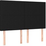  s oprugama i madracem crni 140 x 190 cm od tkanine | shoptok.hr