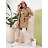 DStreet Kurtka parka damska MEROY ciemnobeżowa | Shoptok.si