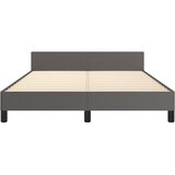  Okvir za krevet s uzglavljem sivi 140x200 cm od umjetne kože | shoptok.hr