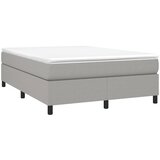  Okvir za krevet s oprugom svjetlosivi 140 x 190 cm od tkanine | shoptok.hr