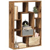 vidaXL Regal za knjige boja starog drva 63x20x90 cm konstruirano drvo | shoptok.hr