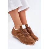 Boto Women's Sports Shoes Made Of Eco Suede Camel Dorella | Shoptok.si