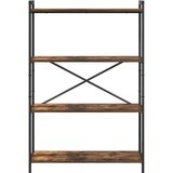  Polica Dimljeni hrast 80 x 30 x 120 cm Konstruirano drvo | shoptok.hr