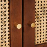 vidaXL Klubske mizice Rjava 80 x 50 x 40 cm Bambus in trdna mango les | Shoptok.si