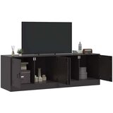 vidaXL TV omarica 2 kosa črna 67x39x44 cm jeklo | Shoptok.si