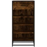 Stalak za cipele boja hrasta 48x38x97,5 cm konstruirano drvo Smeđa | Shoptok.si