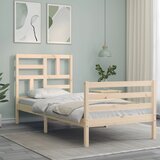  Okvir za krevet s uzglavljem 100x200 cm od masivnog drva | Eponuda.ba