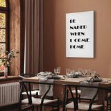  Slika - Homecoming (1-part) - Black and White English Inscriptions 40x60 Na talijanskom platnu | shoptok.hr
