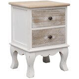 The Living Store Nočna omarica 35x30x50 cm les pavlovnije - Omarica Za Ob Posteljo, (21432949) | Shoptok.si
