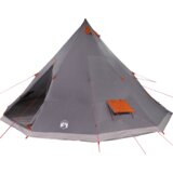 vidaXL Obiteljski tipi šator sivi i narančasti vodootporan za 12 osoba | shoptok.hr