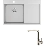 Set Luna 101 N-L + Zora Plus krom mat