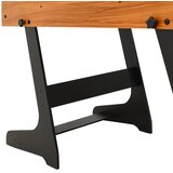  Sklopivi stolni nogomet 121 x 61 x 80 cm svjetlosmeđi | shoptok.hr
