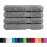  Ručnici SOLUND 4 kom sivi 100 x 200 cm 600 gsm | shoptok.hr
